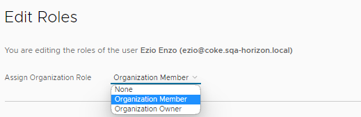 Adicione usuários como membros da organização.