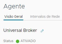 Página Agente com o Universal Broker ativado