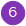 Ícone do número 6 dentro de um círculo colorido para representar a sexta atividade na preparação da assinatura do Azure