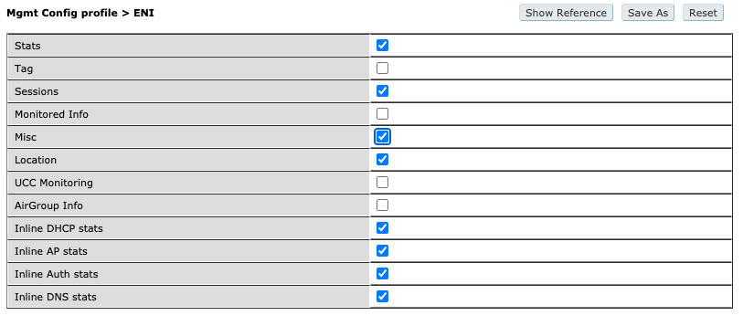 Aruba 控制器 - AOS 6.5.x AMON