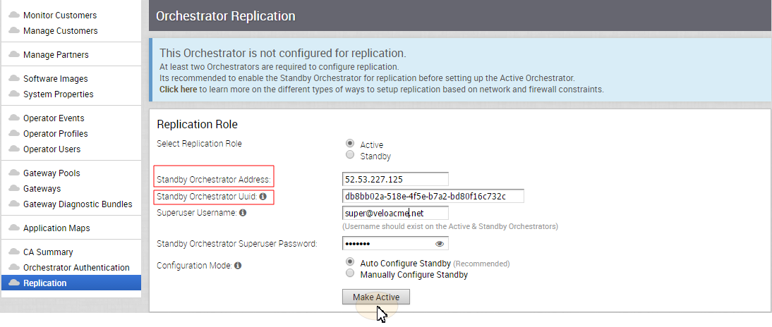 disaster-recovery-active-replication-role-screen