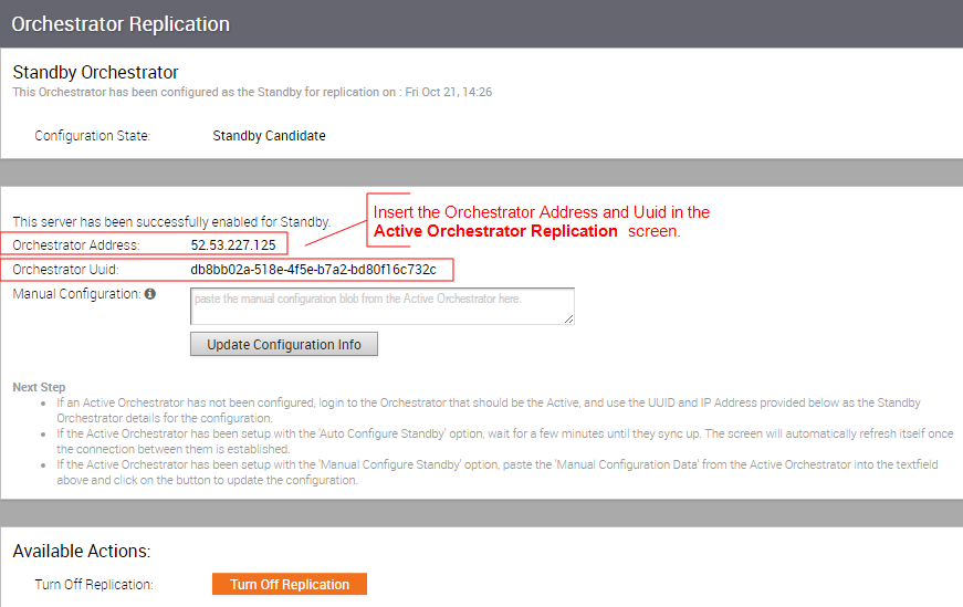 disaster-recovery-standby-orchestrator