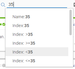 Index mit Operator durchsuchen