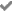 Graues Häkchen-Symbol, das anzeigt, dass der Status dieses Attributs übernommen wurde und berechnet werden wird.