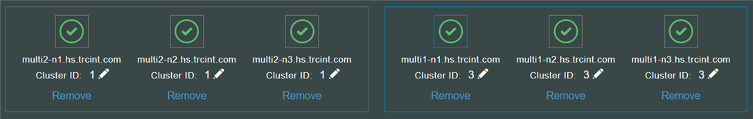 Clusterinformationen