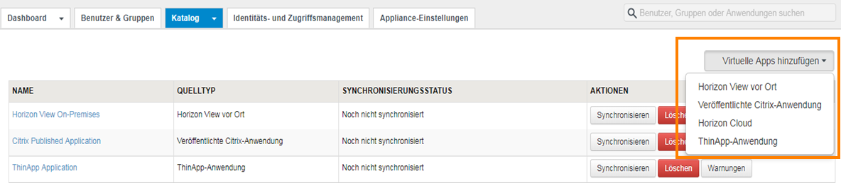 Profil hinzufügen