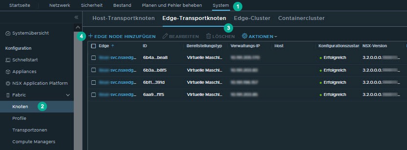 Edge-Transportknoten hinzufügen