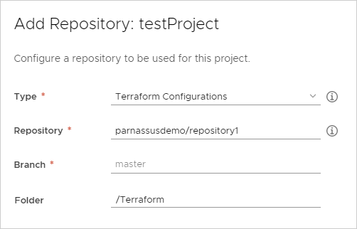 Integration des Terraform-Repositorys