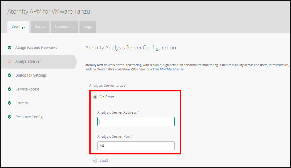 Installing and Configuring APM