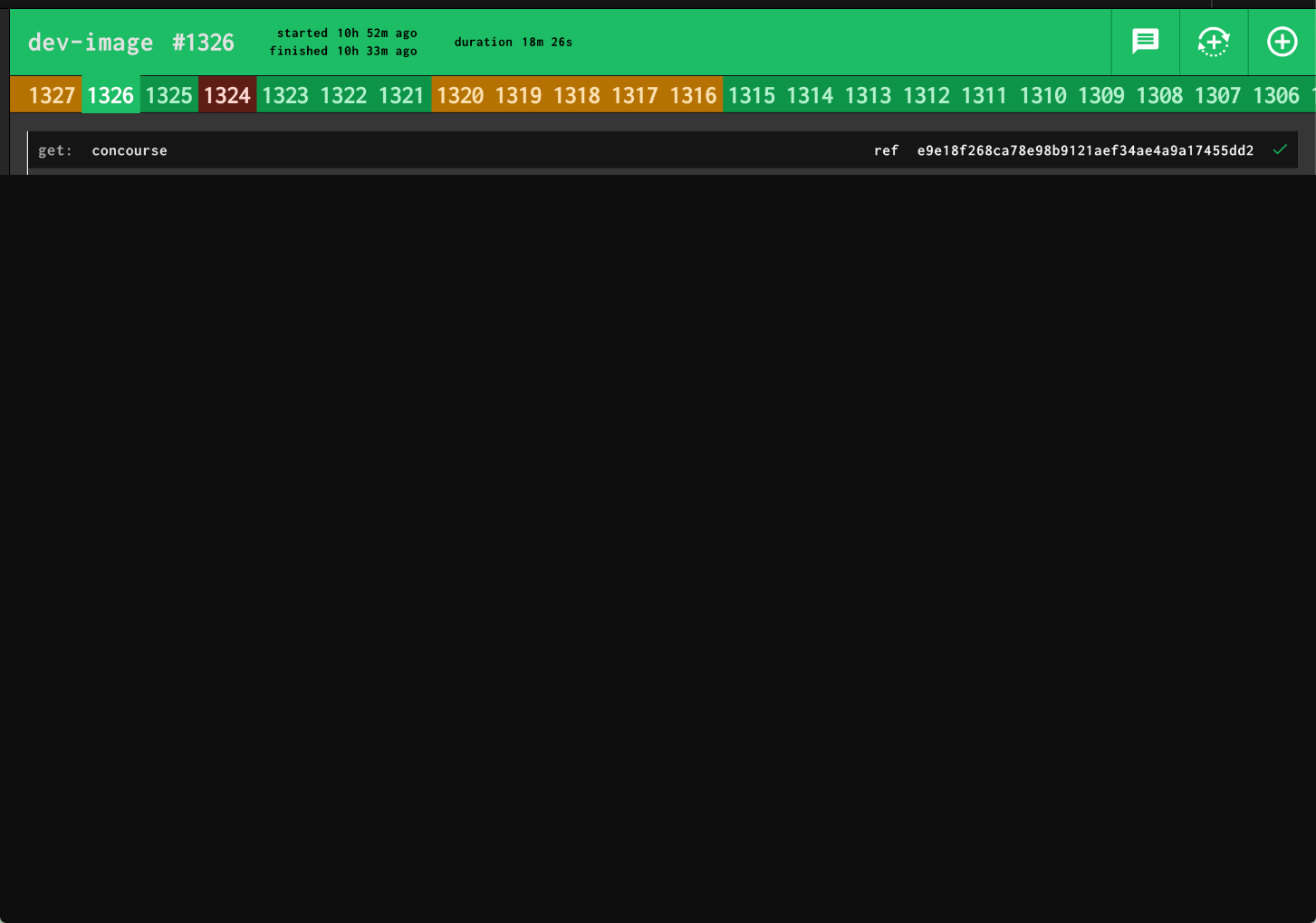 Concourse pipeline UI