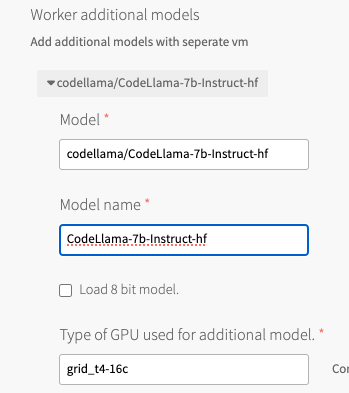 Add additional models with separate VM.