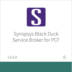 alt=Synopsys Black Duck Service Broker tile