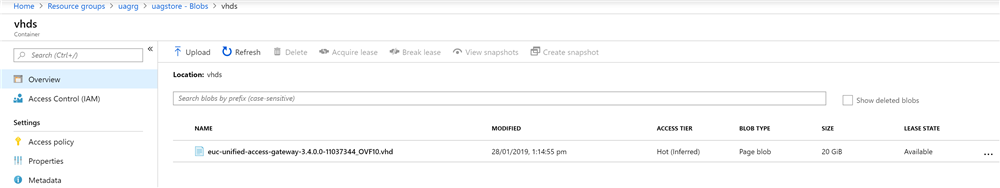 euc unified access gateway