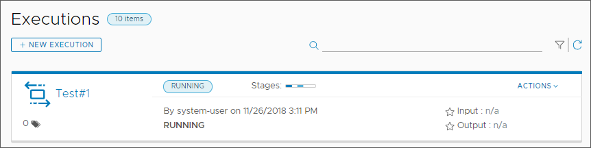 After the pipeline starts to run, you can observe the pipeline status as it runs.