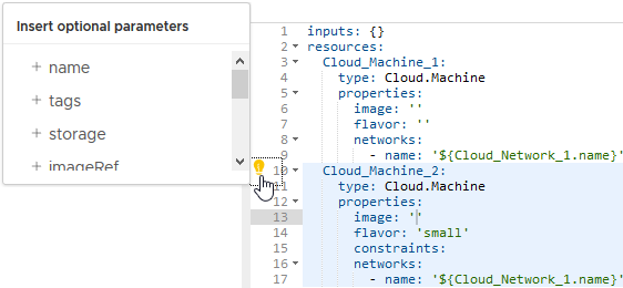 Optional parameters