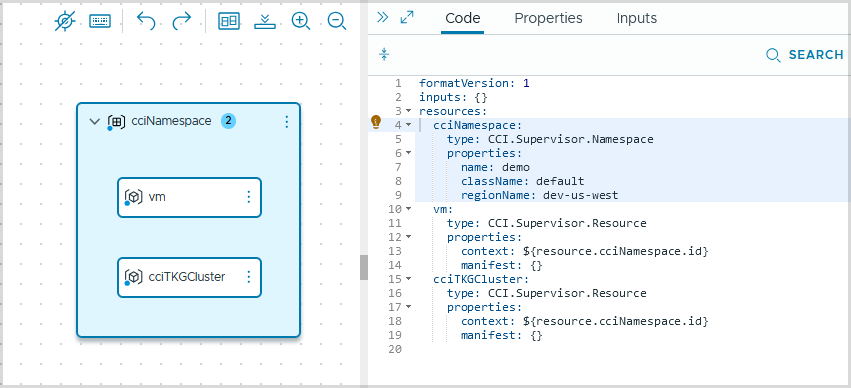 Two supervisor resources added within a supervisor namespace