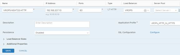 load balancer rules