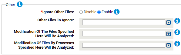 The Other settings for the Linux System Performance Rapid Config