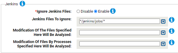 The Jenkins settings for the Linux System Performance Rapid Config