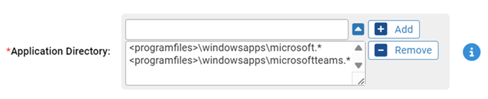 The settings for the Windows App Store Rapid Config