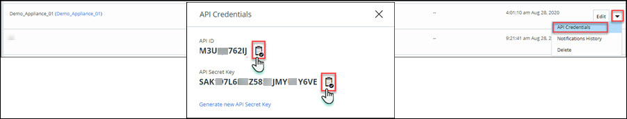 CBC Copy API keys