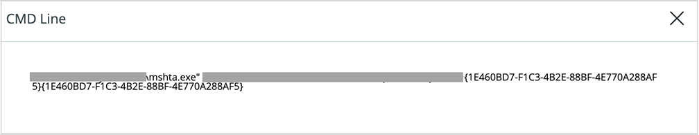 The command line arguments located under the CMD Line title