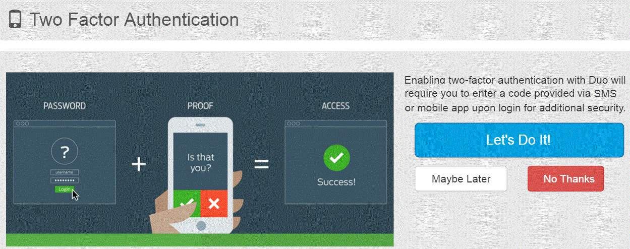 The two-factor-authentication wizard