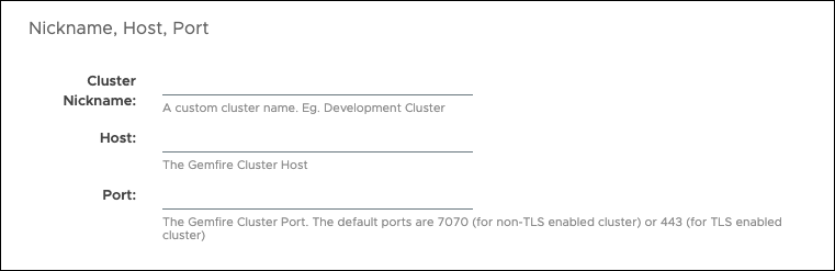 Security: Username/password interface