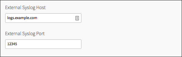 Configuring Log Management Service