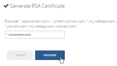 Generate RSA Certificate for Harbor