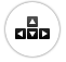 Navigation keys icon.