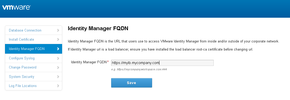 Change FQDN