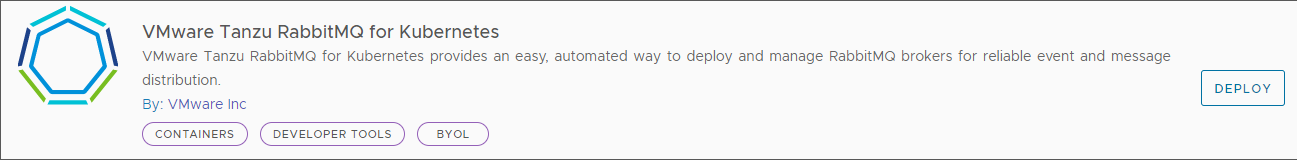 Deploy Option to deploy a solution