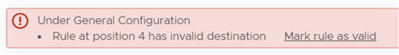 Error Message Shows the Position of Invalid Object in the Firewall Rule.