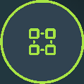 A group node icon with green-hued border