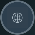 This icon represents the public addresses on the Internet.