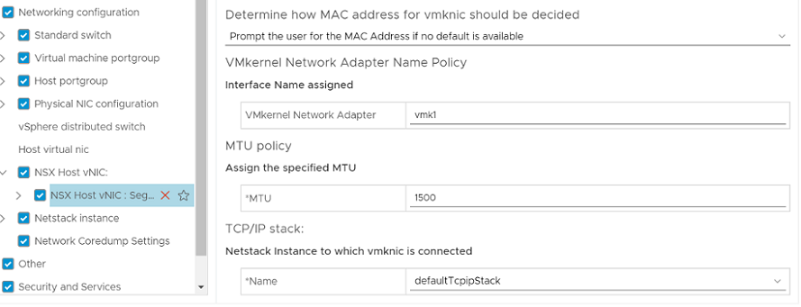 Verify NSX configuration.