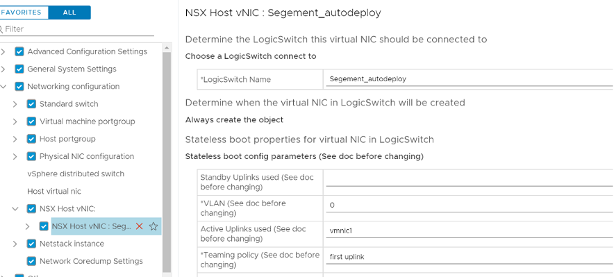 Verify NSX configuration.