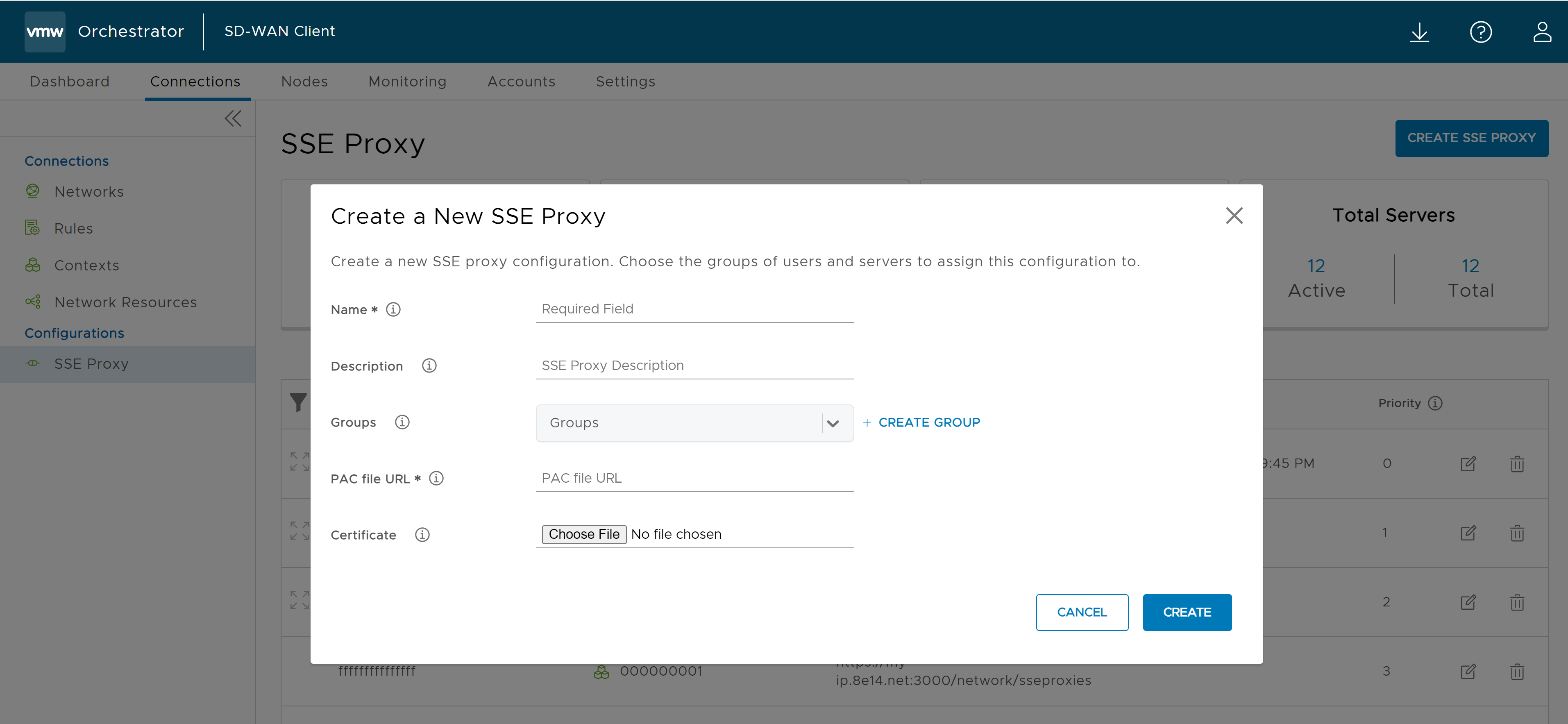 Proxy Auto-Configuration