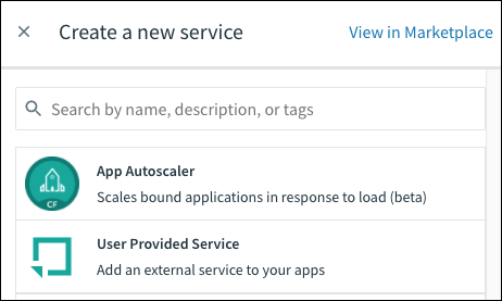 Create a new service page.