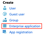 Enterprise application button