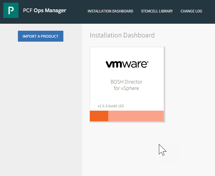 Ops Manager Installation Dashboard