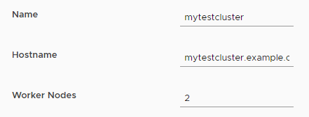 Cluster name and hostname