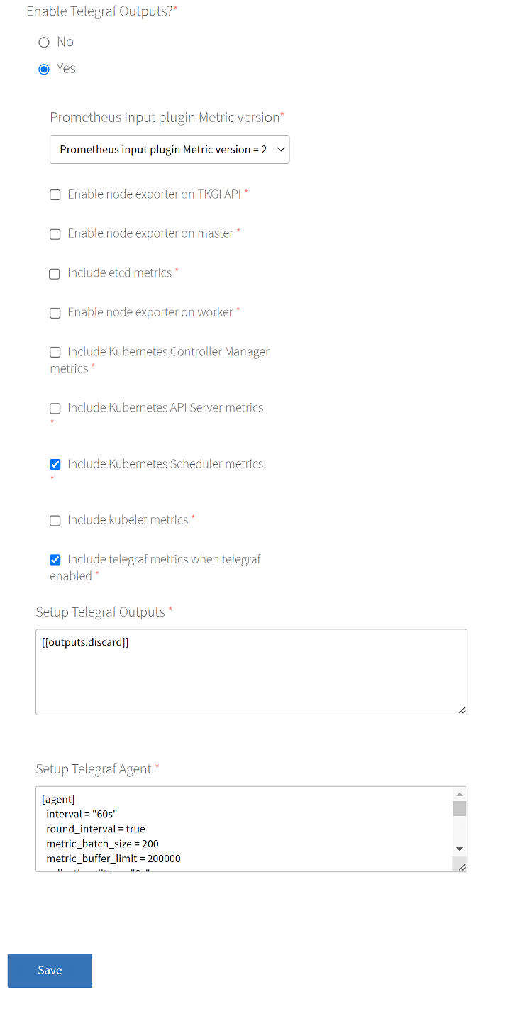 Host Monitoring pane