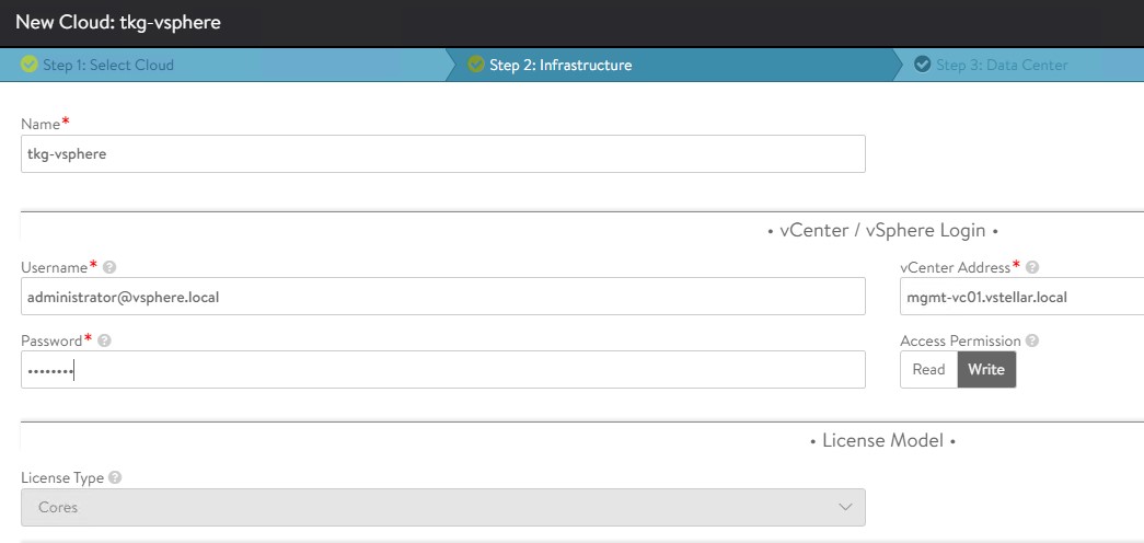 Cloud Infrastructure details