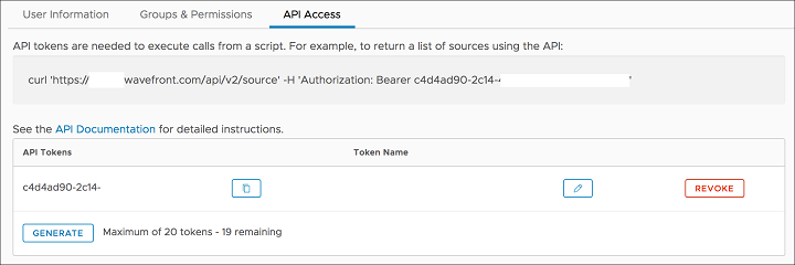 API Access Token
