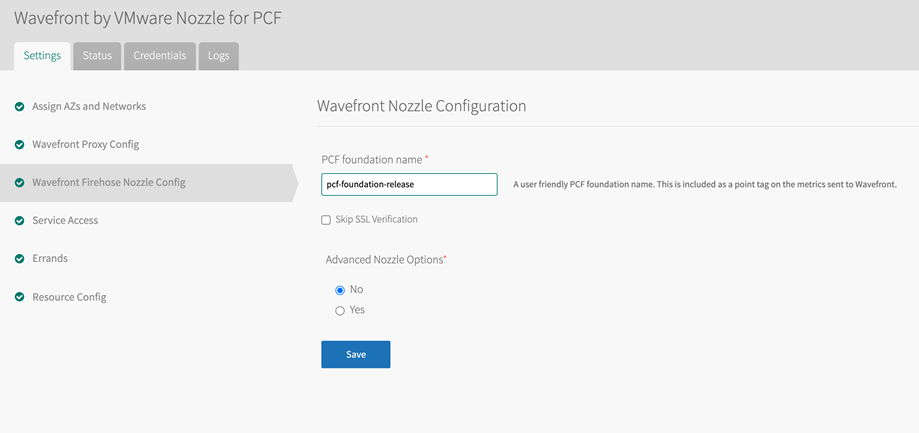 Configure Nozzle