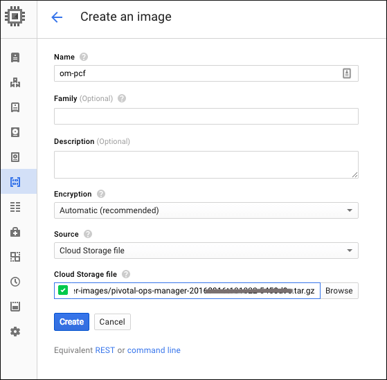 Create an image form