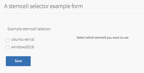 Example Stemcell Selector