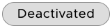 The label Deactivated appears next to the API Token name.